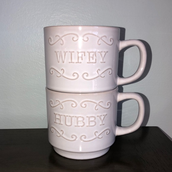 heartland hive Other - Stackable wifey and hubby mugs.